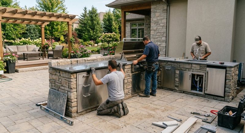 Outdoor Kitchen Assembly Service