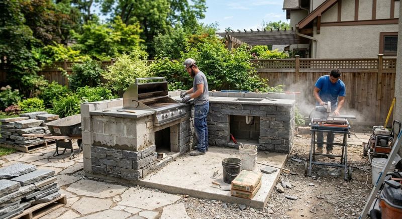 Outdoor Kitchen Installation in North Charleston, SC