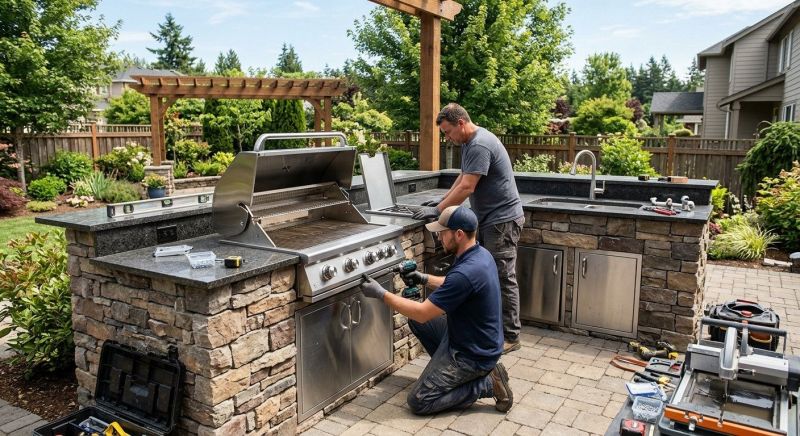 Outdoor Kitchen Construction in South Houston, TX