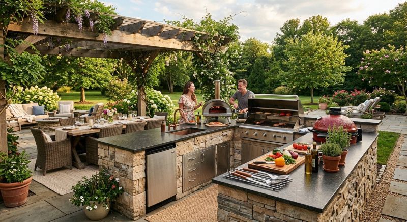 Outdoor Kitchen Installation in Bonita Springs, FL