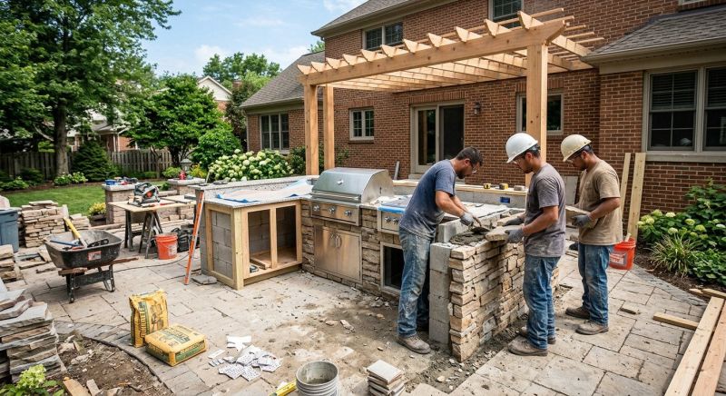 Outdoor Kitchen Remodeling in Roswell, GA
