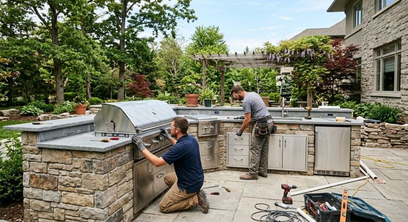 Outdoor Kitchen Renovation in Santa Rosa, CA